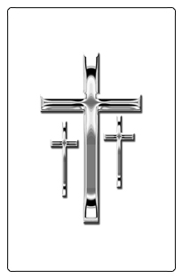 DF35T 517 SL WT Silver 3 Crosses White Background copy